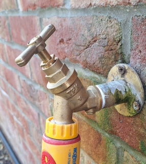 This garden tap was replaced for a customer in Wisborough Green...