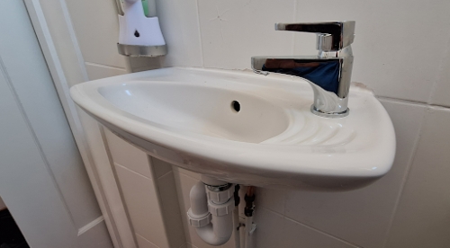 A small wash basin upgrade job here. The customer wanted a more...
