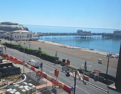 A lovely view this morning from central Worthing. Plumber On...