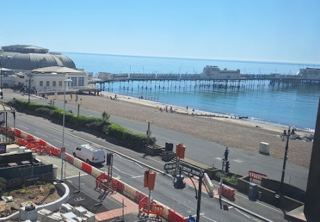 A lovely view this morning from central Worthing. Plumber On...