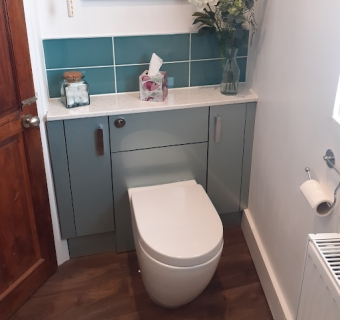 If you are looking for a sleek fitted look in your cloakroom...