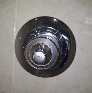 This inbuilt shower valve was replaced  for a customer in Worthing...