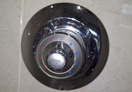 This inbuilt shower valve was replaced  for a customer in Worthing...